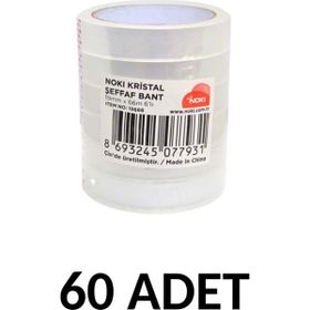 Noki 19 mm x 66 mt 60'lı Şeffaf Bant
