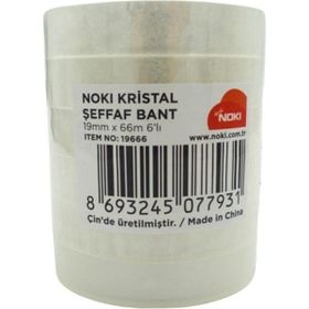 Noki 19 mm x 66 mt 60'lı Şeffaf Bant
