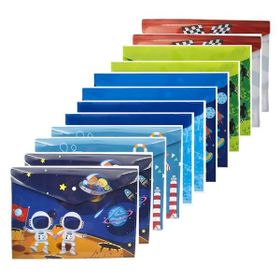 Noki 3105E A4 Baskılı Erkek Desenler 12 Adet Çıtçıtlı Dosya