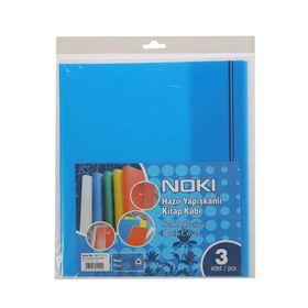Noki 3'lü Mavi Hazır Yapışkanlı Kitap Kabı