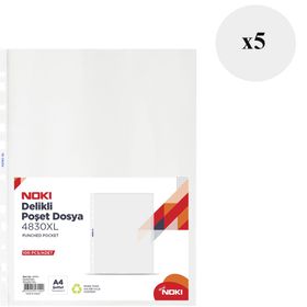 Noki 4830Xl A4 100'lü 5 Adet Poşet Dosya