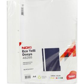 Noki 4830XL A4 55 Mikron 100 Adet Delikli Poşet Dosya