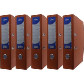 Noki 56411-040 Turuncu 5'li Geniş Plastik Klasör