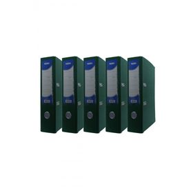 Noki 56411-160 Yeşil 5'li Geniş Plastik Klasör