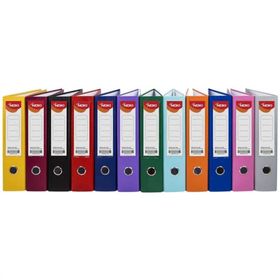 Noki 56411-170 Lila 5'li Paket Geniş Plastik Klasör