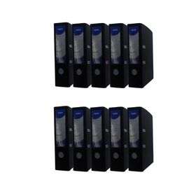 Noki 56411-190 Siyah 10'lu Paket Geniş Plastik Klasör