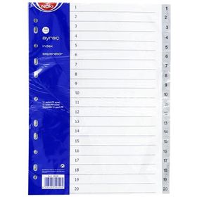 Noki 59220 1-20 Rakamlı Ayraç Seperatör