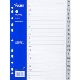 Noki 59229 Ayraç A4 A-Z Alfabetik Seperatör