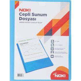Noki 64140-N-130 40'lı Mavi Cepli Sunum Dosyası
