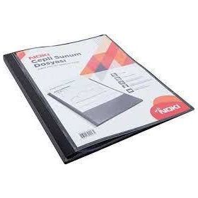 Noki 64140-N-190 40'lı Siyah Cepli Sunum Dosyası