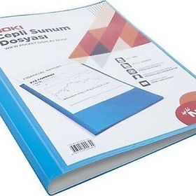Noki 64160-N-130 60'lı Mavi Cepli Sunum Dosyası