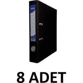 Noki 8 Adet Siyah Dar Plastik Klasör