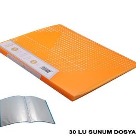 Noki A4 Neon Turuncu 30'lu Sunum Dosyası