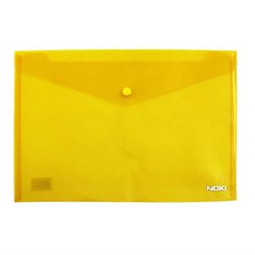 Noki Çıtçıtlı A4 Şeffaf Sarı 3101-080 Dosya