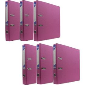 Noki Dar Halkalı Pembe 6'lı Büro Klasör