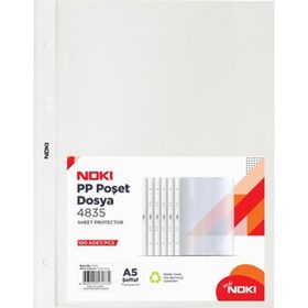 Noki Eco Şeffaf 100'lü Paket Poşet Dosya