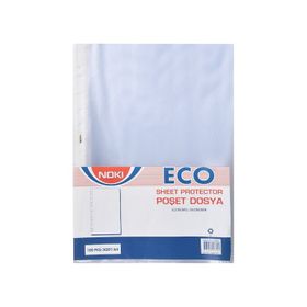Noki Eco Şeffaf 300'lü Paket Poşet Dosya