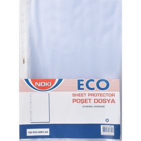 Noki Eco Şeffaf 500'lü Paket Poşet Dosya