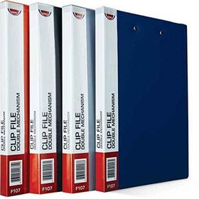 Noki F107-080 Çift Mekanizmalı Kırmızı Sıkıştırmalı Dosya
