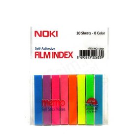 Noki Film Index Memo 8 Renk Not Kağıdı