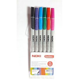 Noki Fineliner 6 Adet Keçeli Kalem