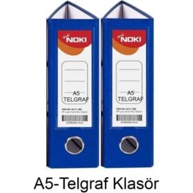 Noki Geniş A5 Mavi Telgraf Klasör
