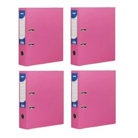 Noki Halkalı Pembe 4 Adet Büro Klasörü