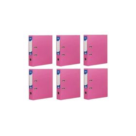 Noki Halkalı Pembe 6 Adet Büro Klasörü