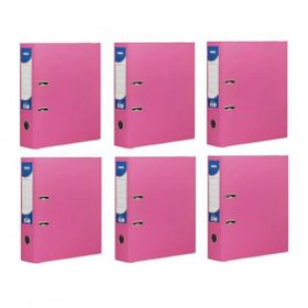 Noki Halkalı Pembe 6 Adet Büro Klasörü