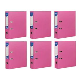 Noki Halkalı Pembe 6 Adet Büro Klasörü
