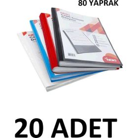 Noki Karışık Renk 20 Adet 80 Yaprak Cepli Sunum Dosyası