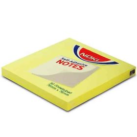 Noki Memo 75x75 mm Limon Sarı Çizgisiz Bloknot