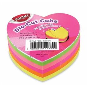 Noki Memo Kalp Şekilli 5 Renk 250 Sayfa No:12356 Bloknot