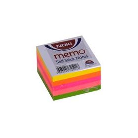 Noki Memo Karışık Renk Neon 50 x 50 mm Not Kağıdı