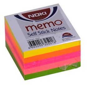 Noki Memo Karışık Renk Neon 50 x 50 mm Not Kağıdı