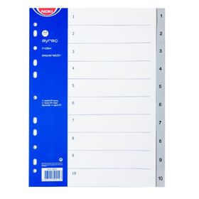 Noki Plastik Beyaz 1-10 Rakam Seperatör Hd Ayraç