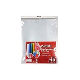 Noki Şeffaf A4 10'lu Hazır Yapışkanlı Defter Kabı