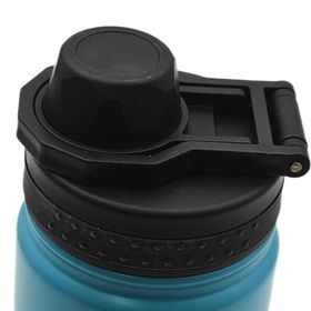 Noki T-0126 Turkuaz Vidalı Kapak Taşıma Kulplu Çelik 540 ml Termos