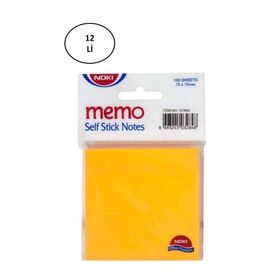 Noki Turuncu 75x75 mm Memo Yapışkanlı Not Kağıdı