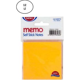 Noki Turuncu 75x75 mm Memo Yapışkanlı Not Kağıdı