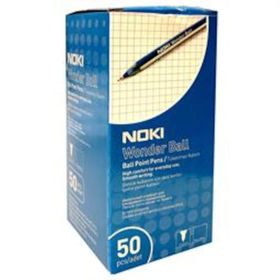 Noki Wonder 0.6 mm 50 li Siyah Tükenmez Kalem