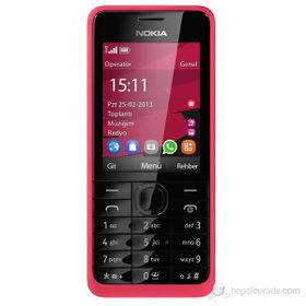 Nokia 301 Koyu Pembe