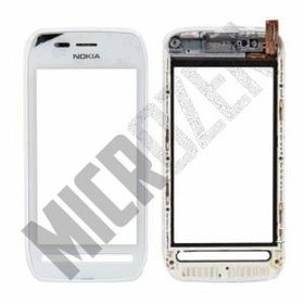 Nokia 603 Touch Beyaz Muadil Dokunmatik Ekran