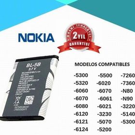 Nokia BL-5B 6124 Orjinal Batarya