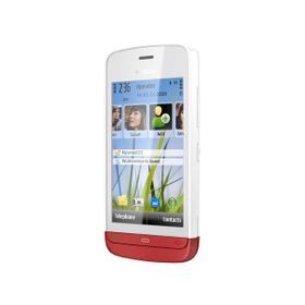 Nokia C5-06 Kırmızı Beyaz