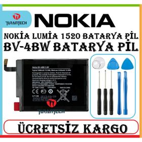 Nokia Lumia 1520 BV4BW Uyumlu Batarya