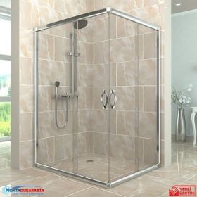 Nokta Duşakabin ND114 Lüks Camlı Teknesiz Duşakabin