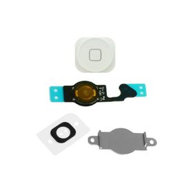 Nokta Teknik iPhone 5 Home Tuş Orta Tuş Buton Set Beyaz Film Flex