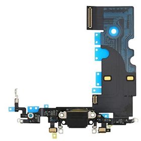 Nokta Teknik iPhone 8 Orijinal Siyah Şarj Soketi Kulaklık Soketi Mikrofon Filmli