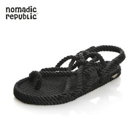 Nomadic Republic Siyah Erkek Sandalet